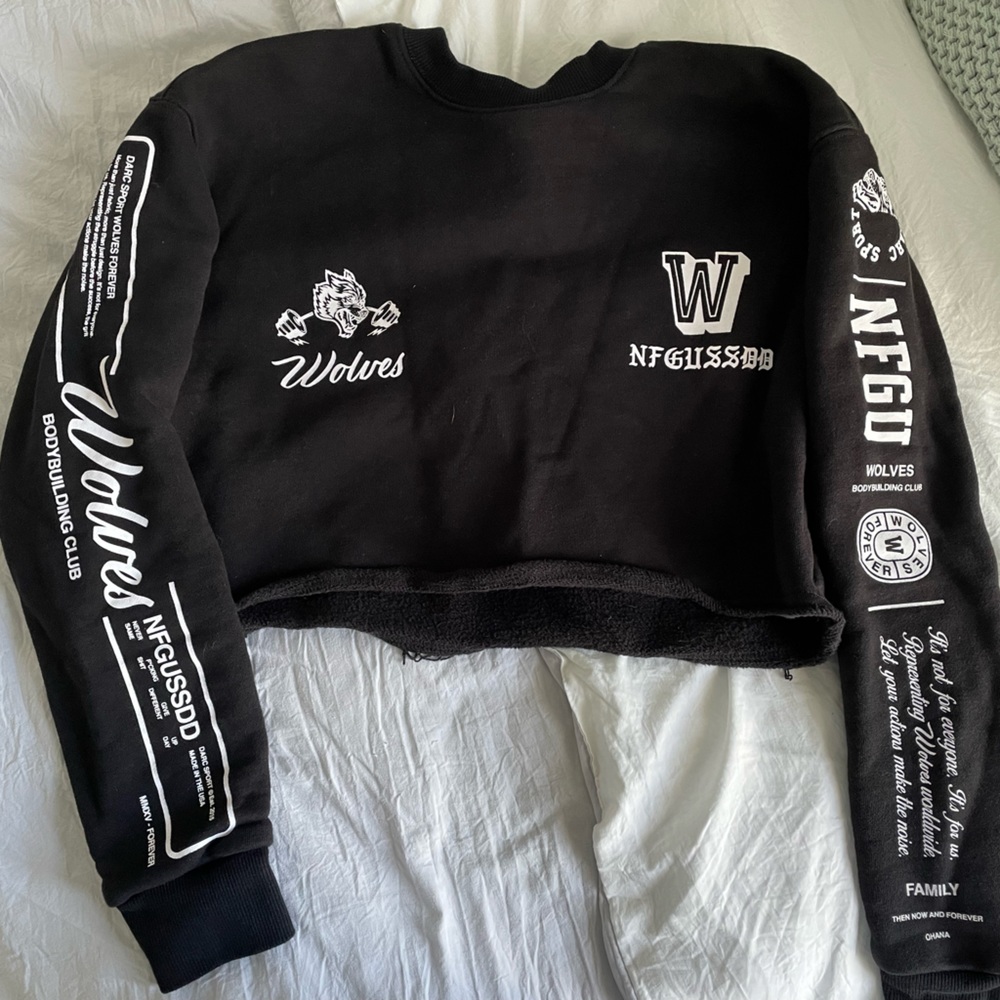Darc sport crop sweatshirt